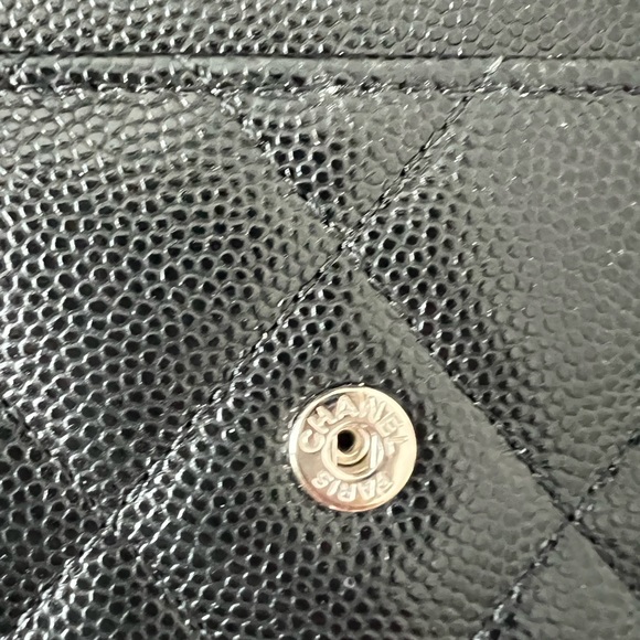 Chanel timeless caviar medium black flap wallet - Picture 4 of 6